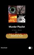 ebook cover art for Murder Playlist