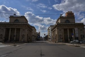 Mick de Paola, unsplash.com, a free photo on the empty city streets of shelter in place during the coronavirus quarantine.